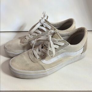 Classic White and Cream Sneakers